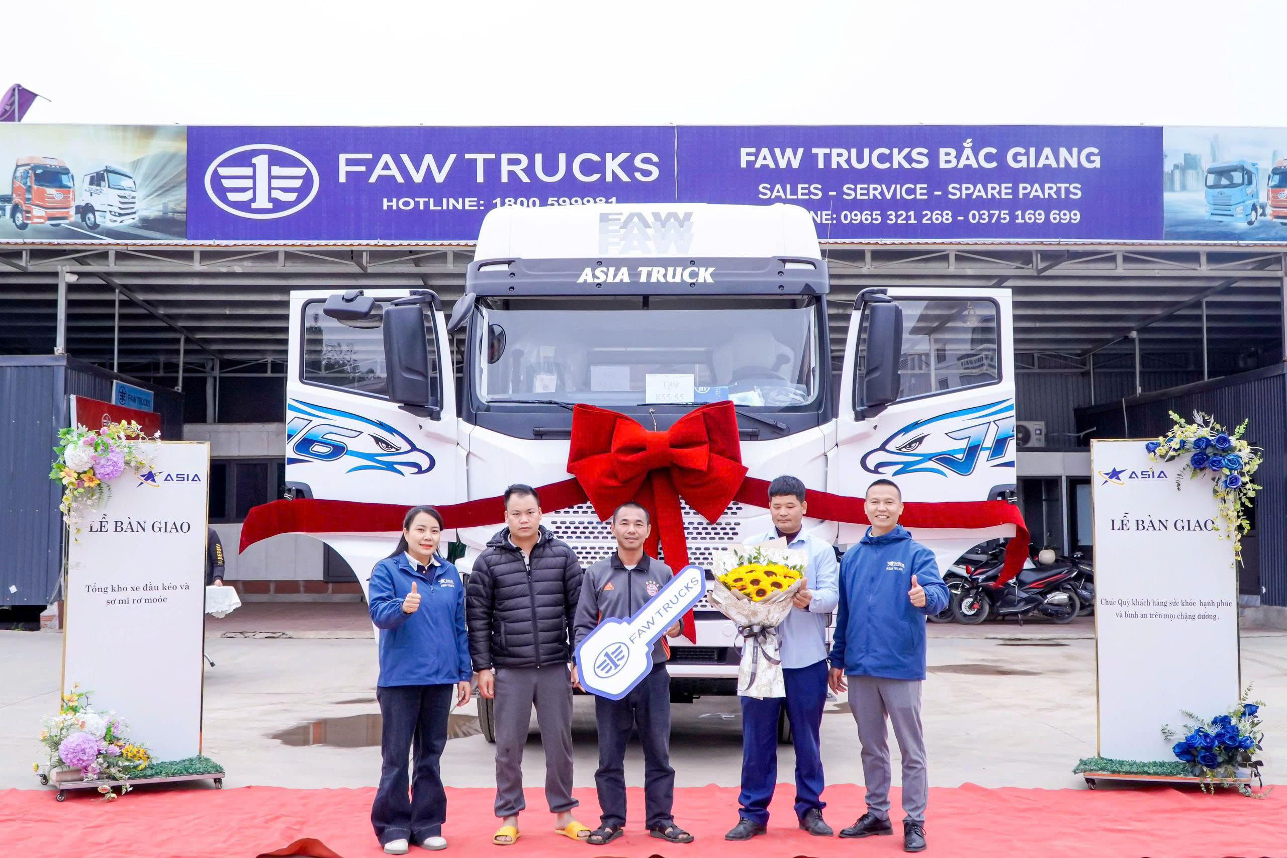 LỄ BÀN GIAO XE FAW 460HP CHỈN CHU – KHẲNG ĐỊNH UY TÍN, NÂNG TẦM HÌNH ẢNH DOANH NGHIỆP